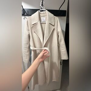 Mango Cream Handmade Coat